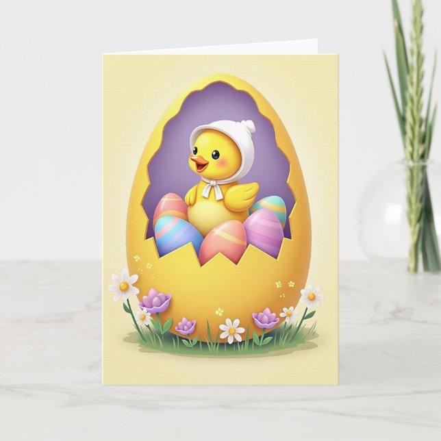 Happy Hatchling Springtime Card (Front)