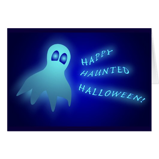 Happy Haunted Halloween Cards (Front Horizontal)