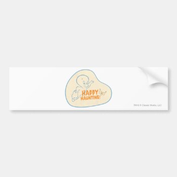 Happy Haunting Bumper Sticker by casper at Zazzle