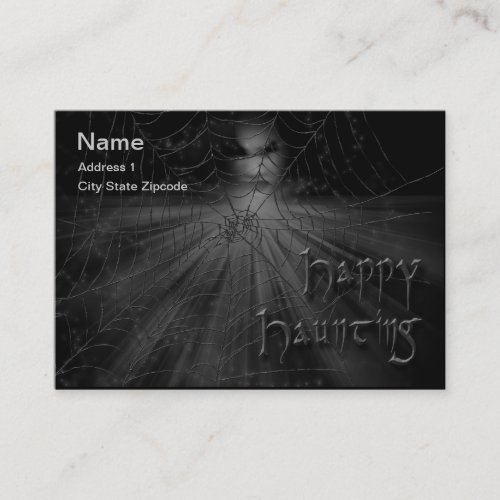 Happy Haunting Calling CardBusiness Card