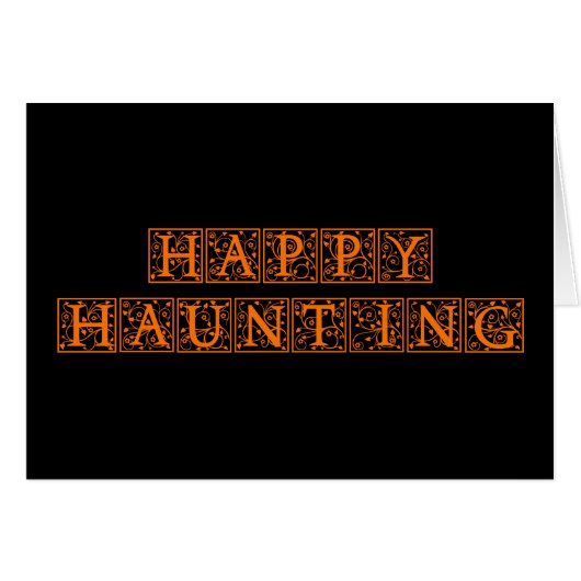 Happy Haunting Cards (Front Horizontal)