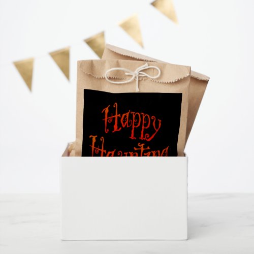 Happy Haunting Favor Bags