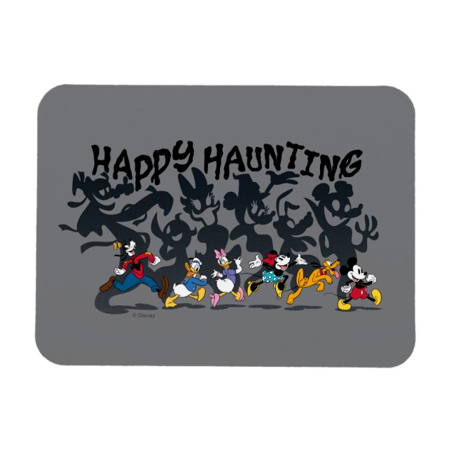 Happy Haunting from Mickey and Friends Magnet (Horizontal)