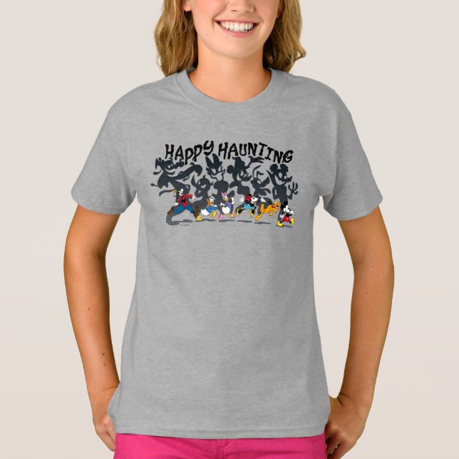 Happy Haunting from Mickey and Friends T-Shirt (Front)