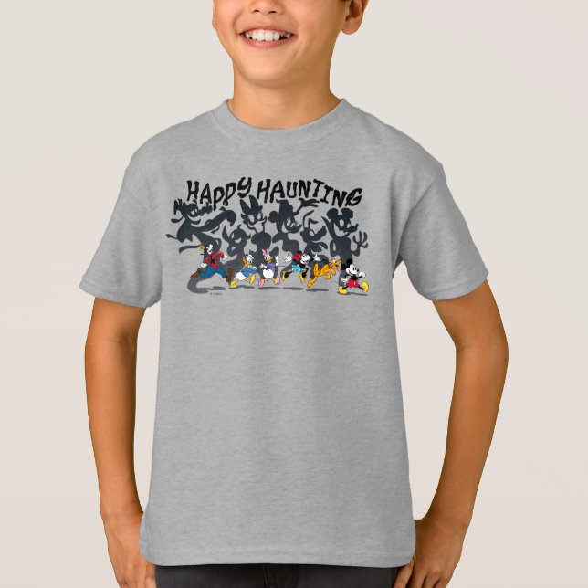 Happy Haunting from Mickey and Friends T-Shirt (Front)
