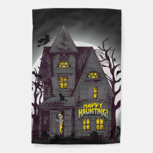 Happy Haunting Garden Flag