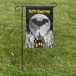 Happy Haunting Garden Flag