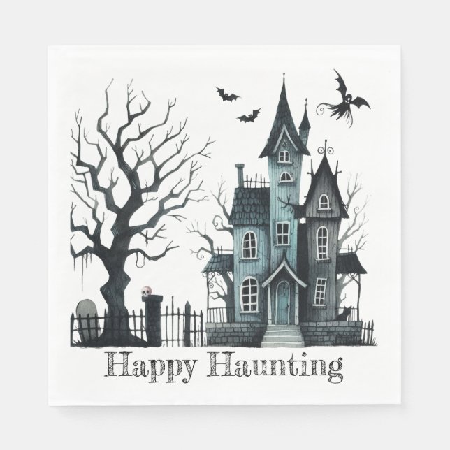 Happy Haunting  Napkins (Front)