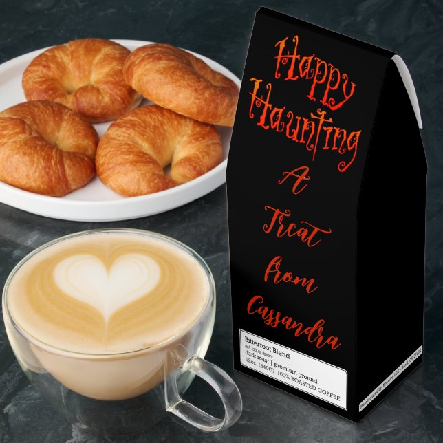 Happy Haunting Personalized  Roasted Coffee (Breakfast)