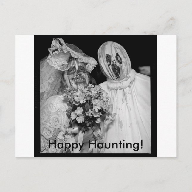 Happy Haunting Postcard (Front)