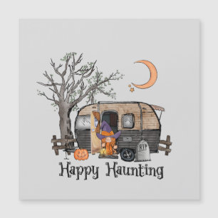 Happy Haunting – Spooky Witch and Camper Van