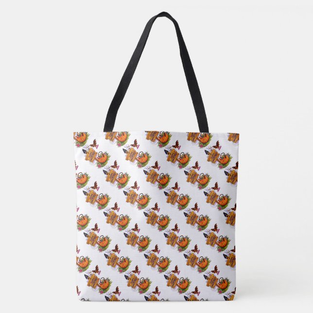 Happy Haunting Tote Bag (Front)