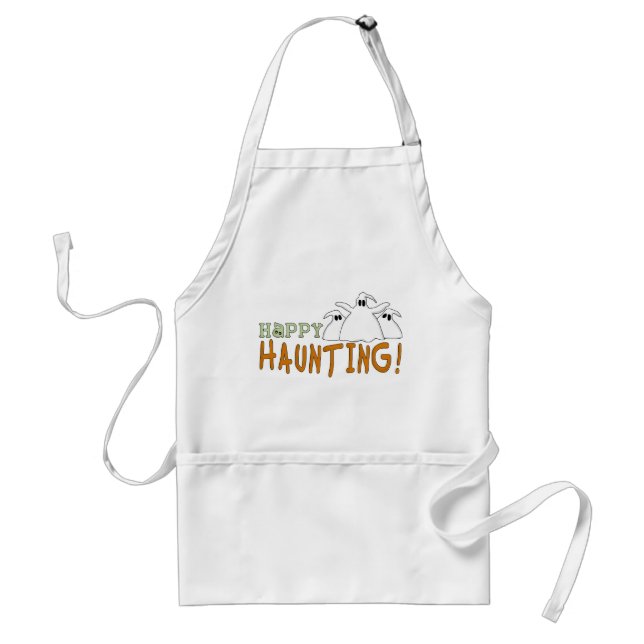 Happy Haunting Tshirts and Gifts Adult Apron (Front)
