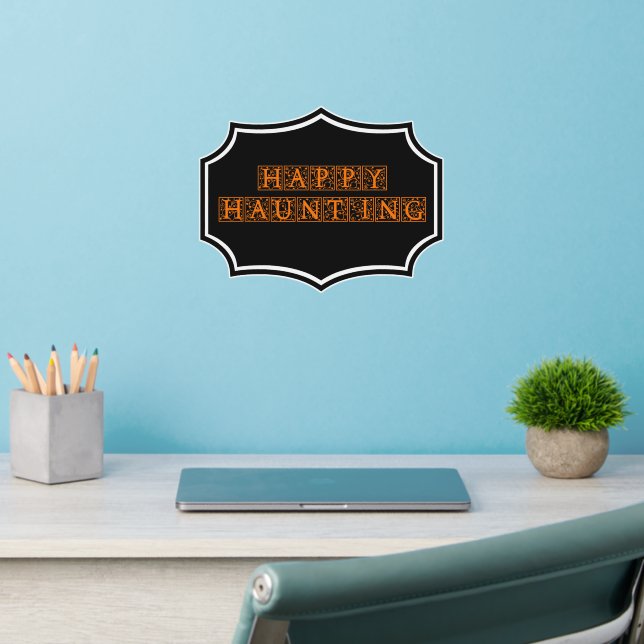 Happy Haunting Wall Decal (Home Office 2)