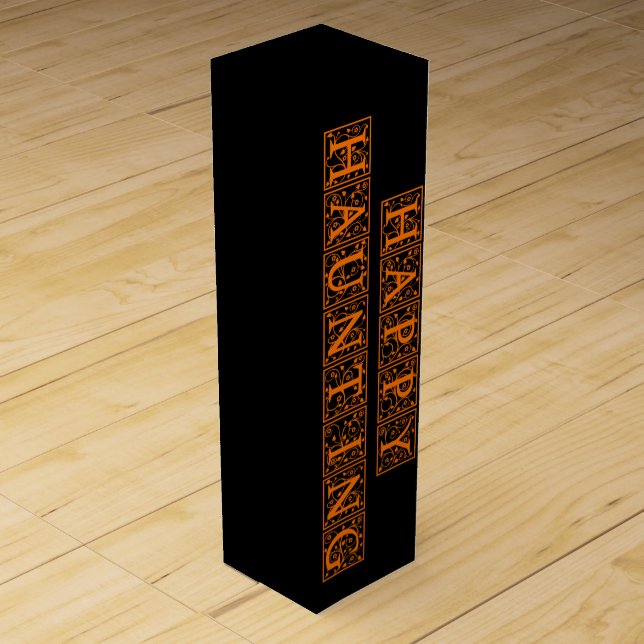 Happy Haunting Wine Box (Front)