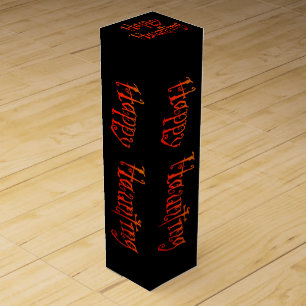 Happy Haunting Wine Box