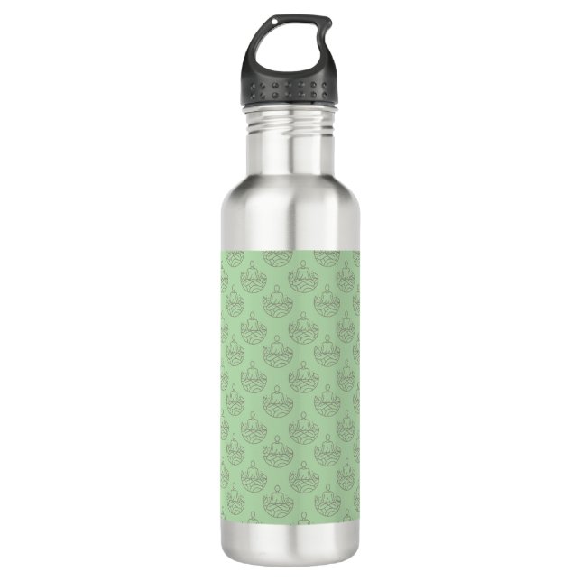 Happy Healthy Haven! Stainless Steel Water Bottle (Front)