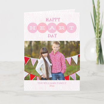 Happy Heart Day | Valentine's Day Cards by fancypaperie at Zazzle
