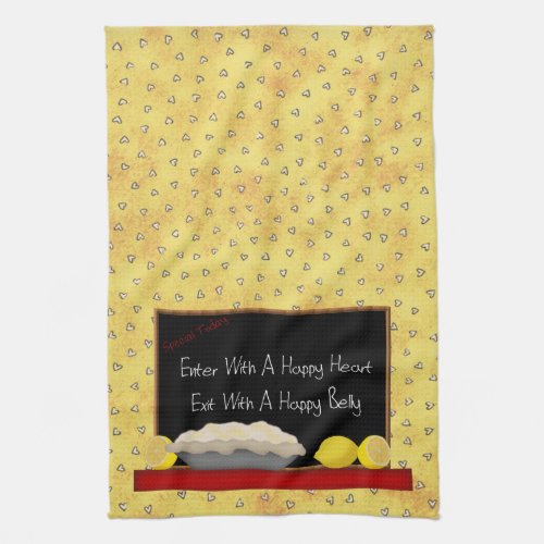 Happy Heart Happy Belly Kitchen Towel