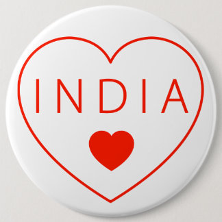 Happy Heart India Button