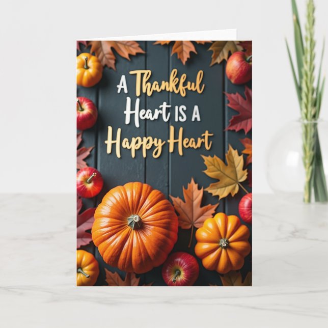Happy Heart Message Card (Front)