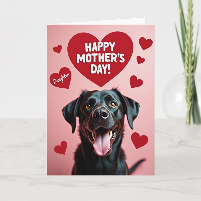 Happy Heart Mothers Day Card (Front)