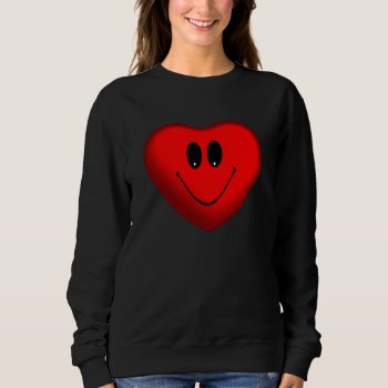 Happy Heart Sweatshirt by zarenmusic at Zazzle