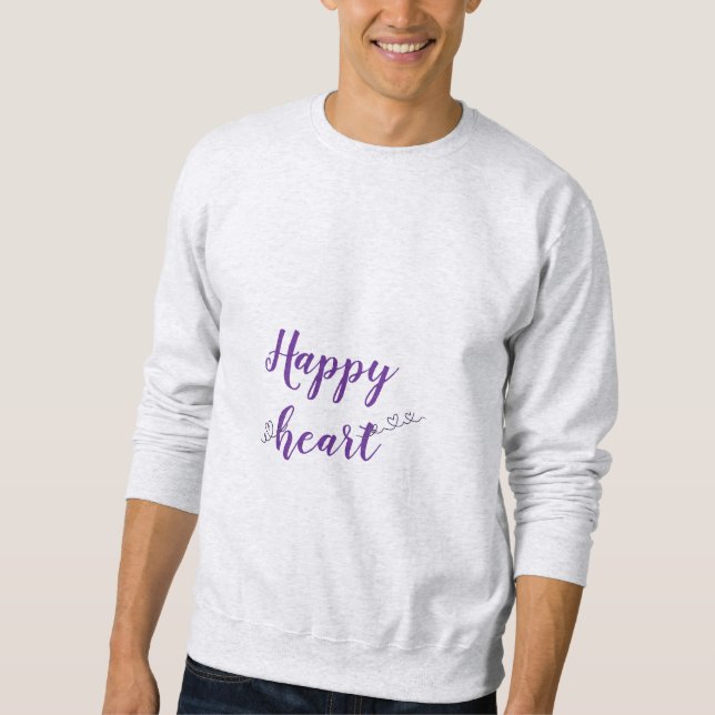 Happy heart sweatshirt (Front)