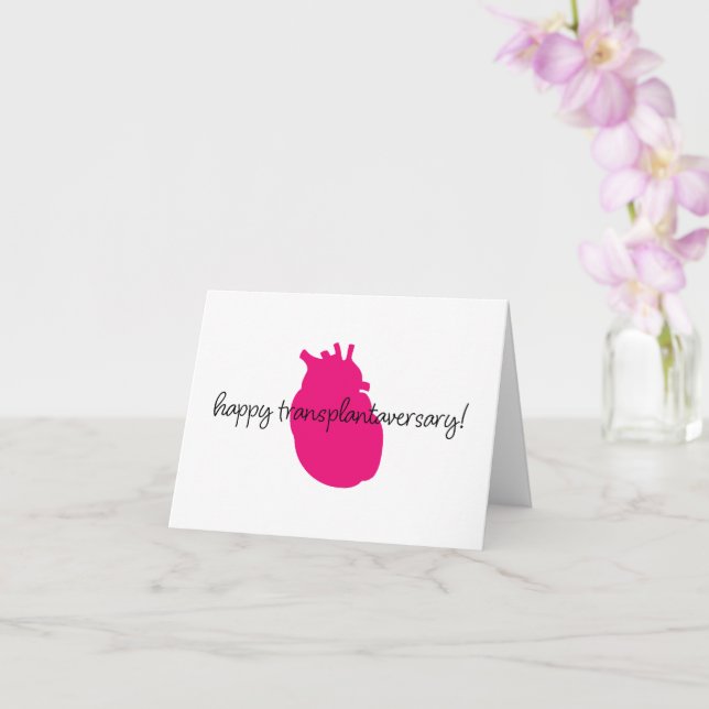 Happy Heart Transplantaversary Script Notecard (Orchid)
