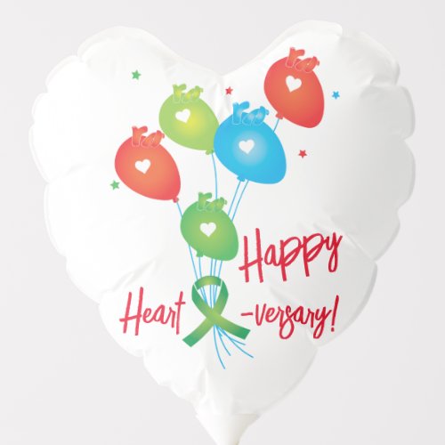 Happy Heart_versary Customizable Balloon