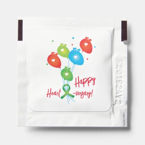 Happy Heart_versary Transplant  Hand Sanitizer Pac
