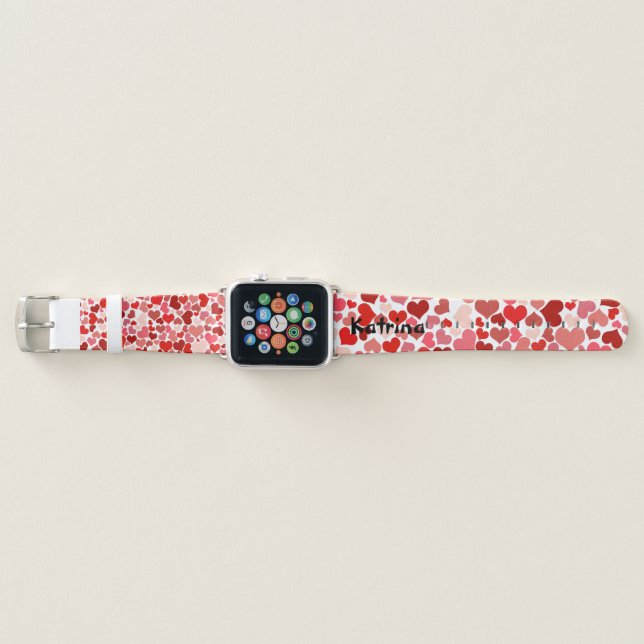Happy Hearts Apple Watch Band (Front)