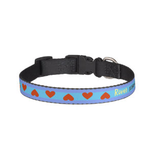 Happy Hearts Customizable Identification Pet Collar