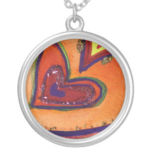 Happy Hearts Silver Necklace Charm Pendant