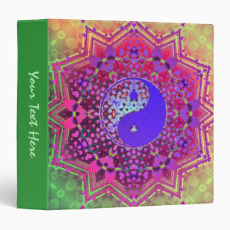 Happy Hearts Yin Yang Colourful Binder