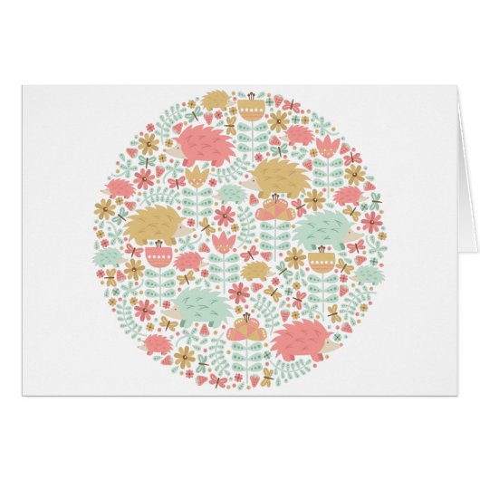 Happy Hedgehog (Front Horizontal)