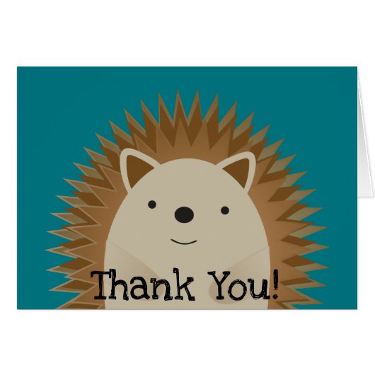 Happy Hedgehog (Front Horizontal)