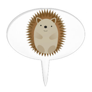 Happy Hedgehog Cake Topper