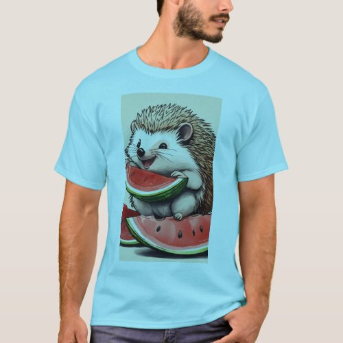 Happy Hedgehog Watermelon Tee