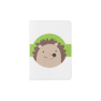 Happy Hedgehog - Woodland Friends Passport Holder