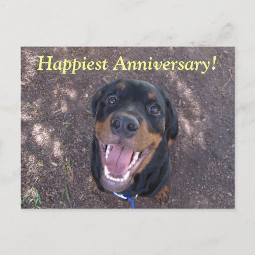 Happy Heidi Happiest Anniversary Postcard