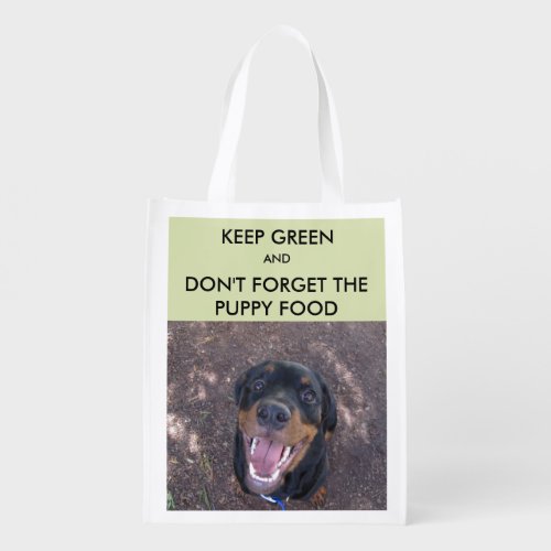 Happy Heidi Keep Green Reusable Grocery Bag