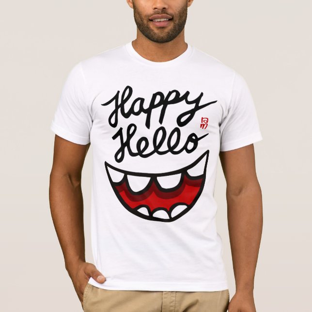Happy Hello BIG Smile T-Shirt (Front)