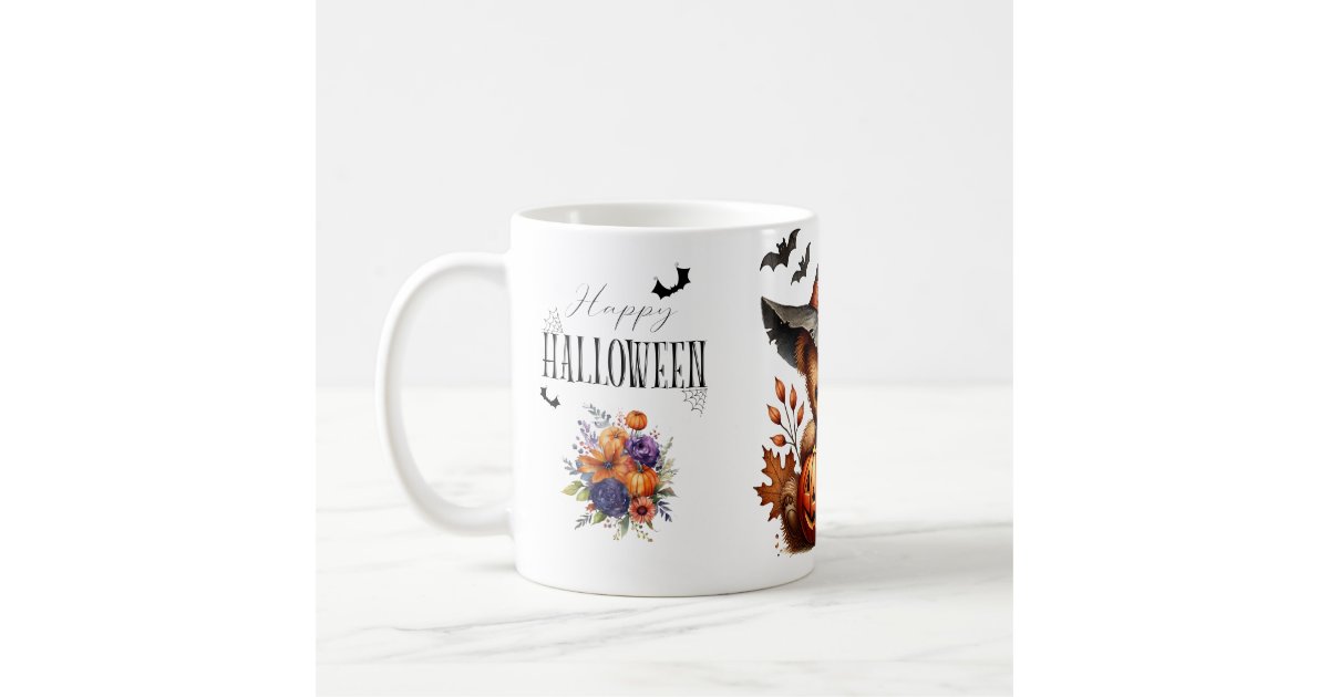 Happy Helloween Cute Wizard Bear Holiday Coffee Mug Zazzle