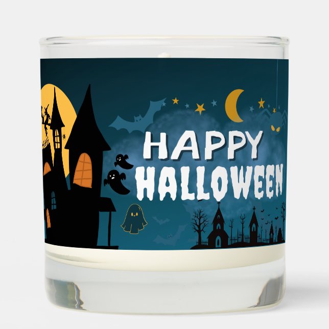 Happy Helloween Scented Candle (Front)