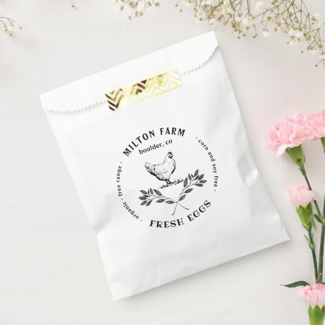 Happy Hens Laurel Branch Egg Products Favor Bags (Sealed)