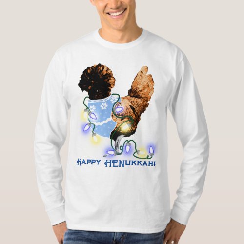 Happy HENukkah Hanukkah Polish Chicken T_Shirt