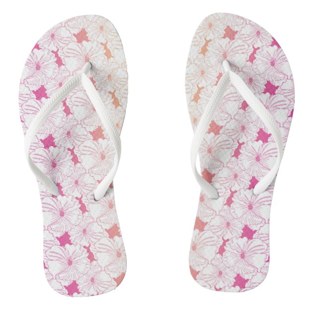 hibiscus flip flops