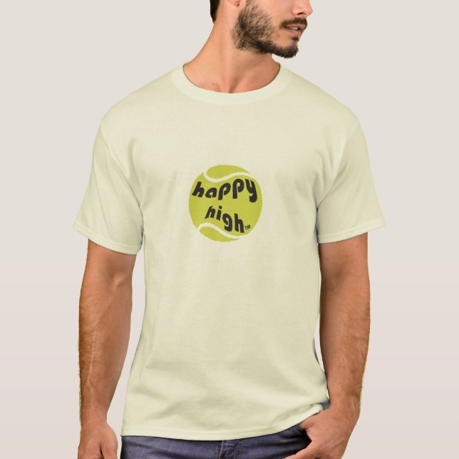 Happy High: Tennis T-Shirt (Front)