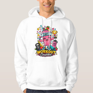Happy HIIT Smoothie Champion Workout Completed Car Hoodie